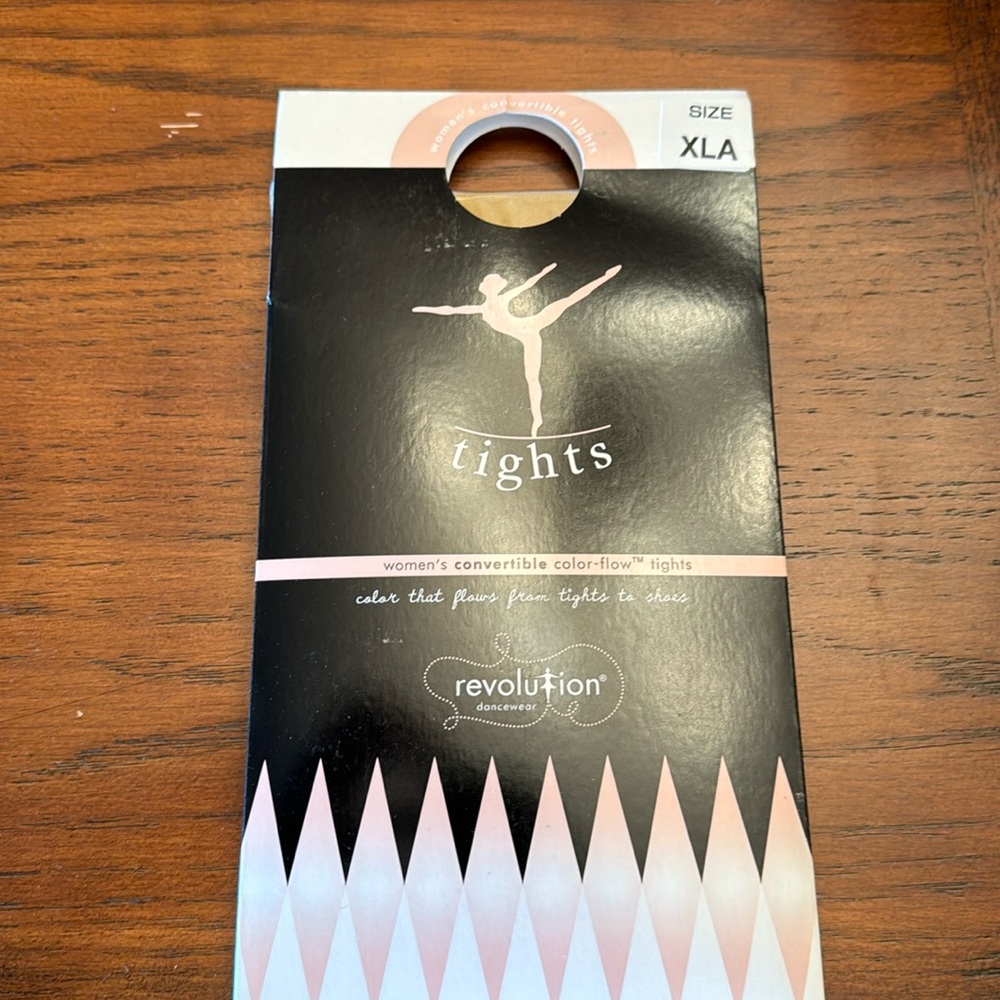 Revolution women’s color flow convertible tights dark tan size XLA NWT Nonsmoke